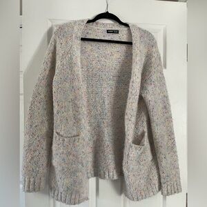 SHEIN Speckled Cream Cardigan